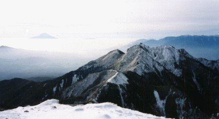 富士山と権現岳