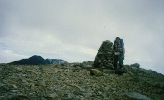 ボーコン沢の頭のケルン